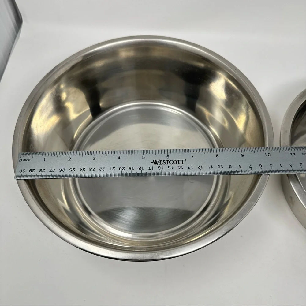 Stainless Steel Dog Food and Water Bowls